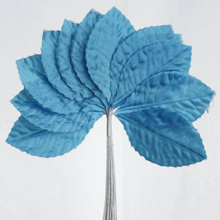 Elevate Your Wedding Decor with Turquoise Burning Passion Leaves