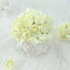 144 Pack | Ivory Paper Mini Craft Roses, DIY Craft Flowers With Wired Stem