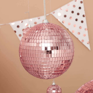 Add Sparkle to Your Décor with Rose Gold Foam Disco Mirror Balls Add Sparkle to Your Décor with Rose Gold Foam Disco Mirror Balls