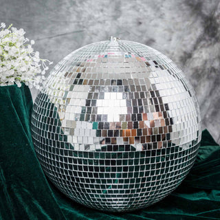 Create a Glamorous Atmosphere with the Hanging Silver Disco Balls