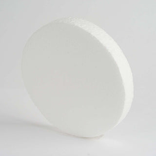 White round foam disc for crafts and DIY projects