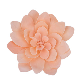 Real-Like Blush Foam Daisy Flower Heads - Add a Cheerful Touch