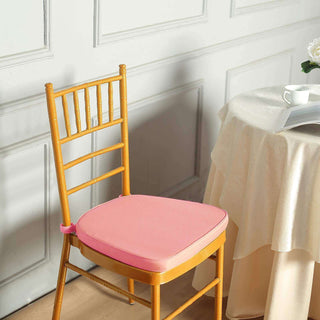 Create an Unforgettable Event with the Dusty Rose Chiavari Chair Pad Create an Unforgettable Event with the Dusty Rose Chiavari Chair Pad