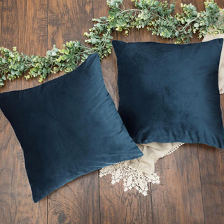 Enhance Your Home with Navy Blue Velvet Pillow Covers
