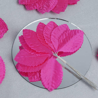 Enhance Your Event Decor with Fuchsia Burning Passion Leaves