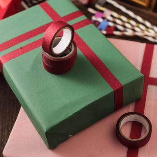 Burgundy Washi Tape for Creative Decorations Burgundy Washi Tape for Creative Decorations