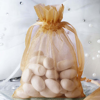 Add a Touch of Elegance with Gold Organza Drawstring Bags Add a Touch of Elegance with Gold Organza Drawstring Bags