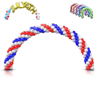 19ft Heavy Duty DIY Balloon Arch Stand Kit - Create Stunning Event Decor 19ft Heavy Duty DIY Balloon Arch Stand Kit - Create Stunning Event Decor