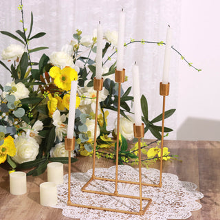Create Unforgettable Moments with a Gold Geometric Candle Holder