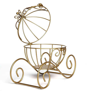 Elevate Your Decor with the Gold Wrought Iron Cinderella Carriage Candle Holder Elevate Your Decor with the Gold Wrought Iron Cinderella Carriage Candle Holder
