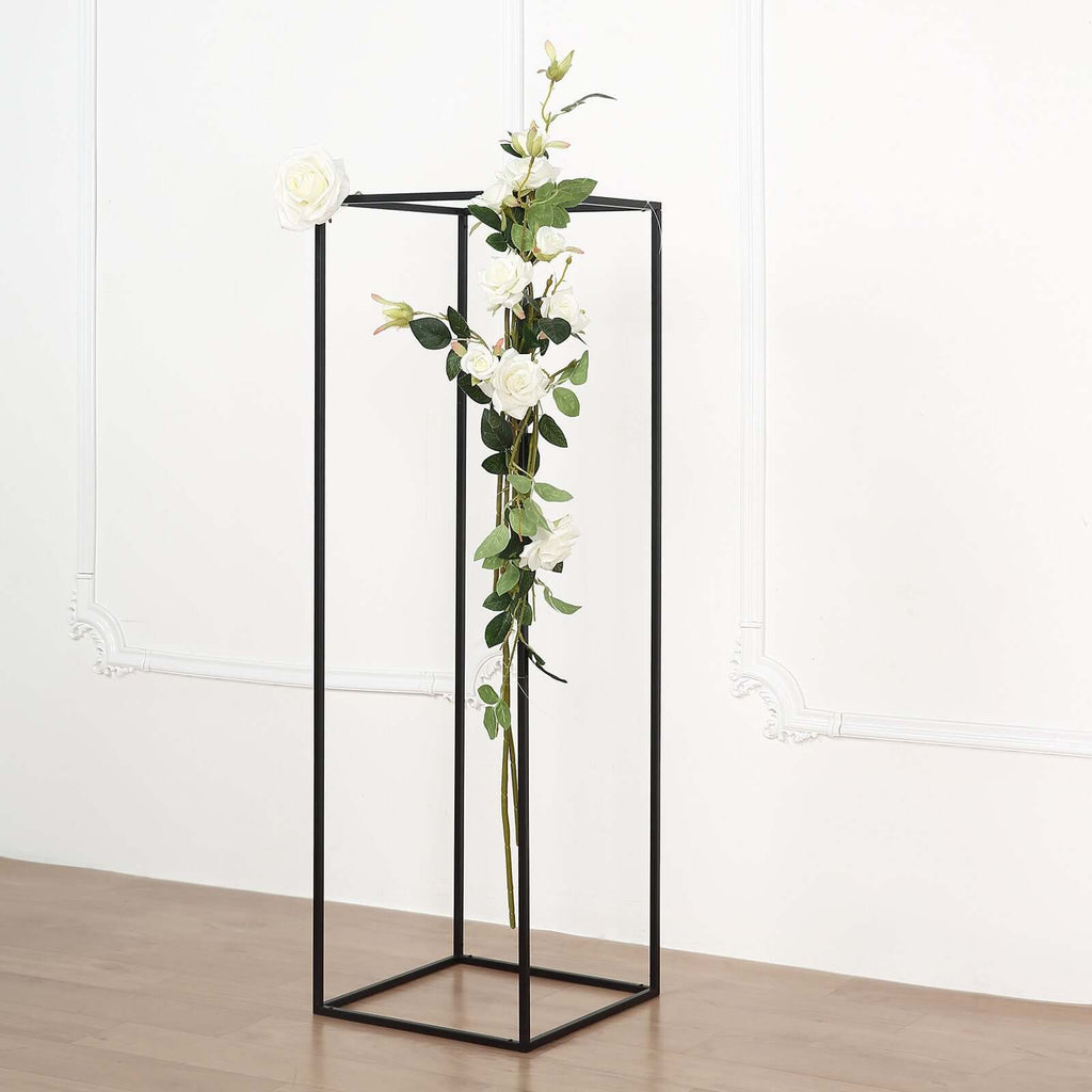 Wedding Flower Stand Metal Vase Column Stand Geometric Centerpiece Vase