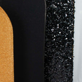 Transform Your Backdrop Stands with Black/Gold Round Top Backdrop Stand Covers Transform Your Backdrop Stands with Black/Gold Round Top Backdrop Stand Covers