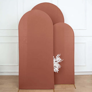 Create a Captivating Display with the Matte Terracotta (Rust) Spandex Backdrop Stand Cover Create a Captivating Display with the Matte Terracotta (Rust) Spandex Backdrop Stand Cover