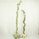 Set of 2 | Gold Metal Curved Top Balloon Flower Backdrop Stands, Wedding Arch Frames - 6ft, 8ft