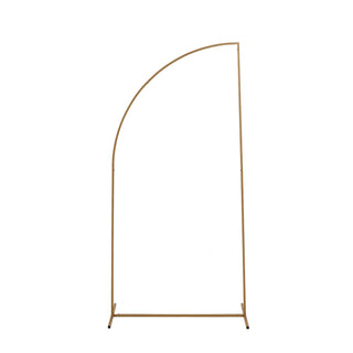 Gold arch display stand for events and decorations