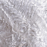 72"x72" Beverly Hills Waves Overlays - White Satin#whtbkgd