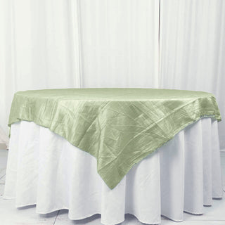 Elevate Your Event with the Sage Green Table Overlay