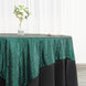 90inch x 90inch Hunter Emerald Green Premium Sequin Square Overlay