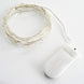 90inch White Starry Bright 20 LED String Lights, Battery Operated Micro Fairy Lights