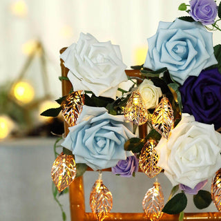 Add Glamour and Warmth with Rose Gold Leaves LED Fairy String Lights Add Glamour and Warmth with Rose Gold Leaves LED Fairy String Lights