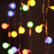 16ft | 50 Colorful Frosted Bulb Remote Battery LED Fairy String Lights