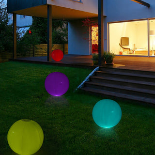 Add a Splash of Color to Your Pool with the 20" Inflatable Outdoor Garden Light Up Ball