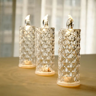 Battery Operated Diamond Pillar Night Light for Any Occasion