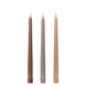 3 Pack | 11inch Mixed Natural Warm Flickering Flameless LED Taper Candles#whtbkgd
