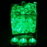 12 Pack | Green LED Lights Waterproof Battery Operated Submersible