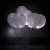 12 Pack | White Bullet LEDs With String | Waterproof Balloon Lantern Lights Vase LEDs