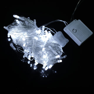 Transform Your Party Space with 30ft Cool White 100 LED Connectable String Lights