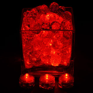 Add a Touch of Elegance with Red Flower Shaped Waterproof LED Lights