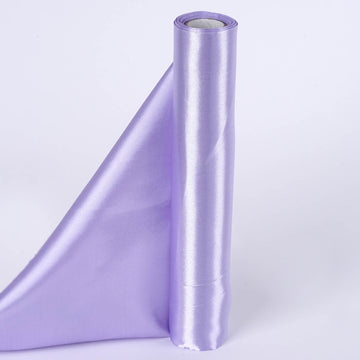 12"x10 Yards Lavender Lilac Satin Fabric Bolt, DIY Craft Wholesale Fabric