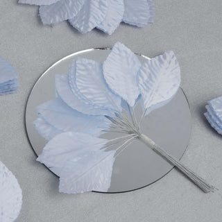 Light Blue Burning Passion Leaves for Event Décor