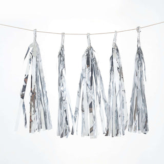 Add a Touch of Elegance with Metallic Silver Foil Tassels Add a Touch of Elegance with Metallic Silver Foil Tassels