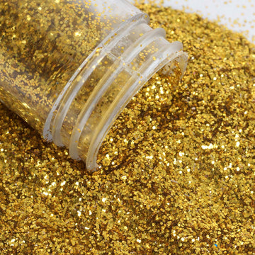 23g Bottle Metallic Gold Extra Fine Arts and Crafts Glitter Powder