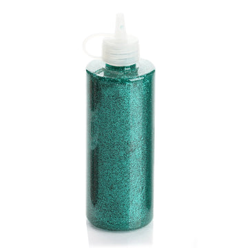 4 oz Metallic Turquoise Art and Craft Glitter Glue, DIY Sensory Bottle