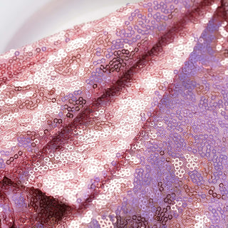 Create a Magical Table Setting with Pink Sequin Dinner Napkin