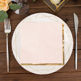 Elevate Your Special Occasion with Blush Soft 2 Ply Disposable Cocktail Napkins Elevate Your Special Occasion with Blush Soft 2 Ply Disposable Cocktail Napkins