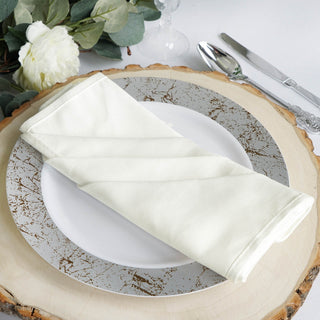 Ivory Commercial Grade 100% Cotton Cloth Dinner Napkins