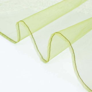Create Unforgettable Tablescapes with Olive Green Sheer Organza Napkins Create Unforgettable Tablescapes with Olive Green Sheer Organza Napkins
