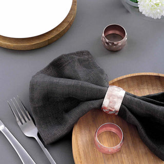 Add a Touch of Elegance with Rose Gold Napkin Rings