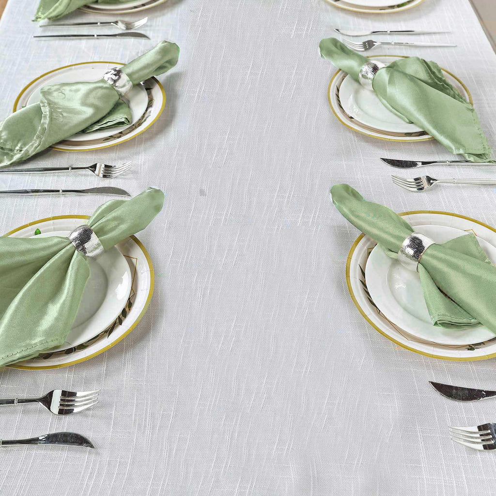 Sage Green Table Napkin Set 100% Linen