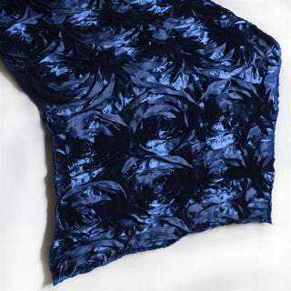 Elevate Your Event with the Navy Blue Satin Table Runner Elevate Your Event with the Navy Blue Satin Table Runner