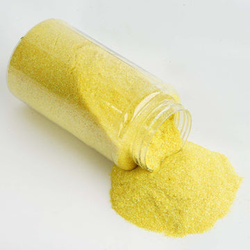 1 lb Bottle Nontoxic Yellow DIY Arts and Crafts Extra Fine Glitter