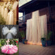YELLOW Crystal Sheer Organza Wedding Party Dress Fabric Bolt - 54