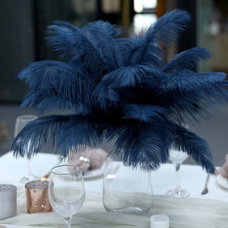 Add Elegance to Your Event Decor with Navy Blue Ostrich Feathers Add Elegance to Your Event Decor with Navy Blue Ostrich Feathers