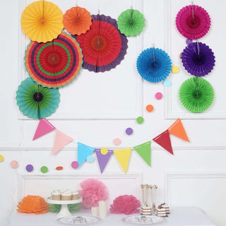 Vibrant and Colorful Hanging Fiesta Themed Party Decorations Set Vibrant and Colorful Hanging Fiesta Themed Party Decorations Set