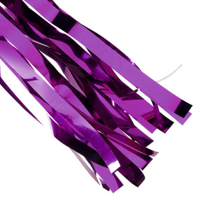 Unleash Your Creativity with the 7.5ft Long Purple Hanging Foil Tassel Garland