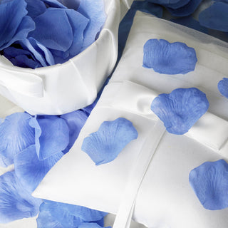 Create a Magical Atmosphere with Serenity Blue Silk Rose Petals